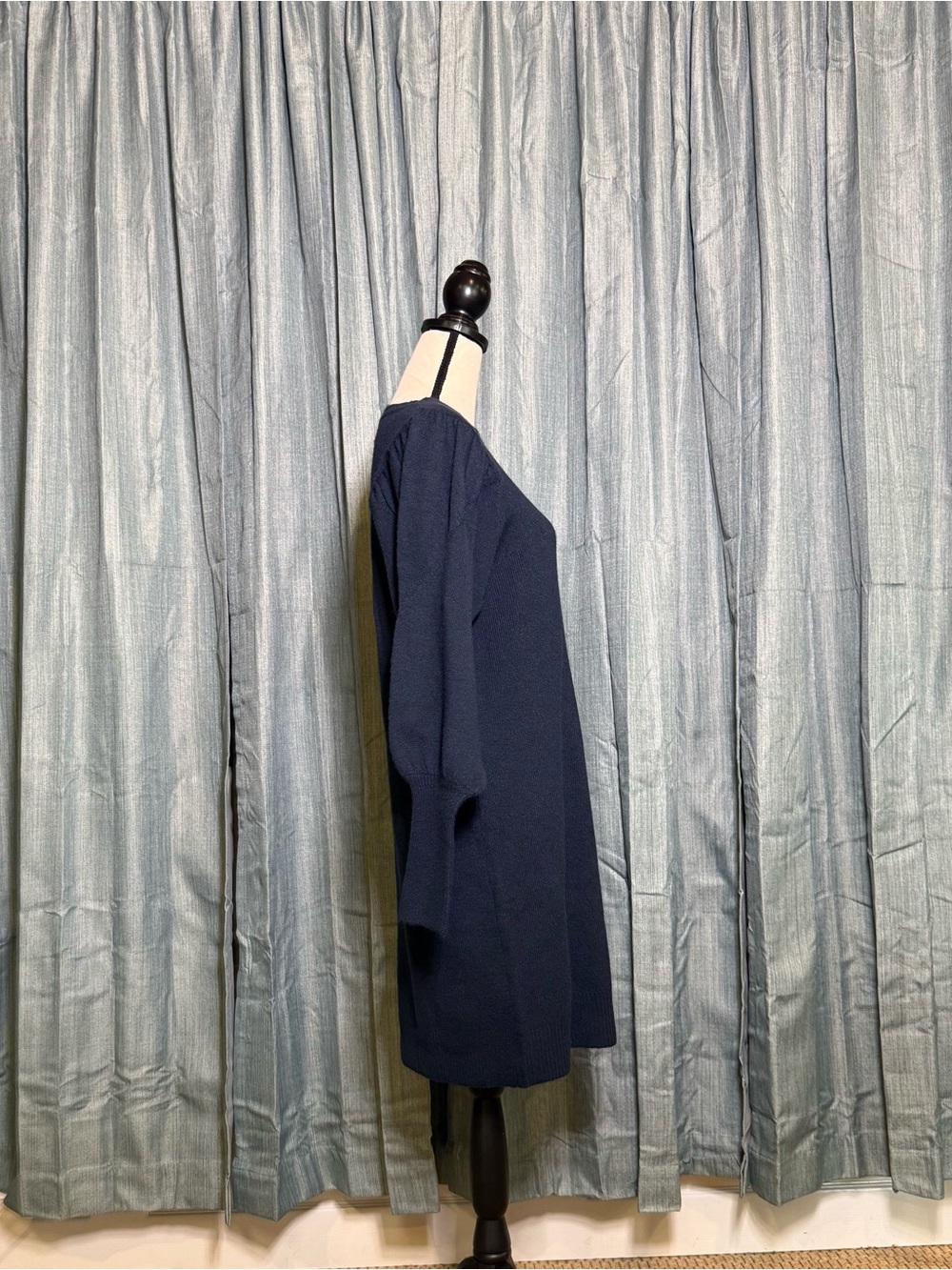 a new day Navy Long-Sleeve Knit Shift Dress - Picture 3 of 6